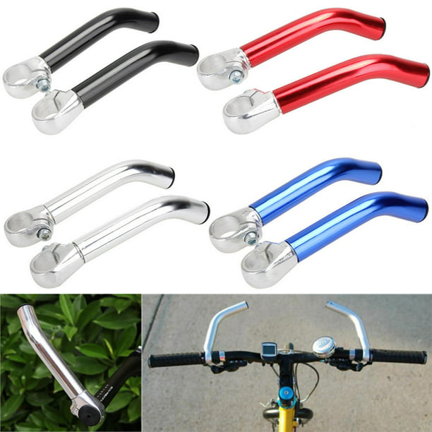 1 pair 22.2mm aluminum Alloy Bicycle bar ends lock on mountain bike smooth Racing